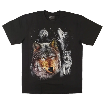 Sofari Collection Men's Wolf Design T-shirt