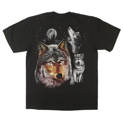 Sofari Collection Men's Wolf Design T-shirt