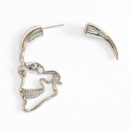 Spiked Skull Earrings