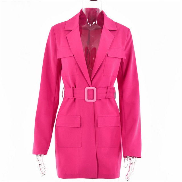 Belt & Blazer Dress