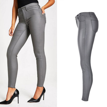 Grey Fitted Denims