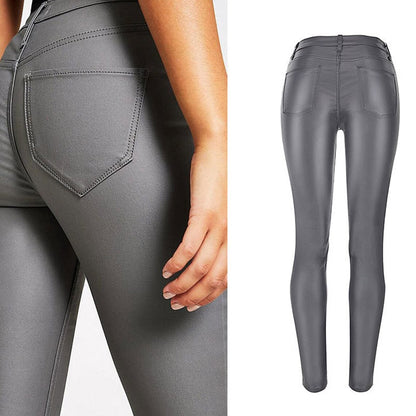 Grey Fitted Denims