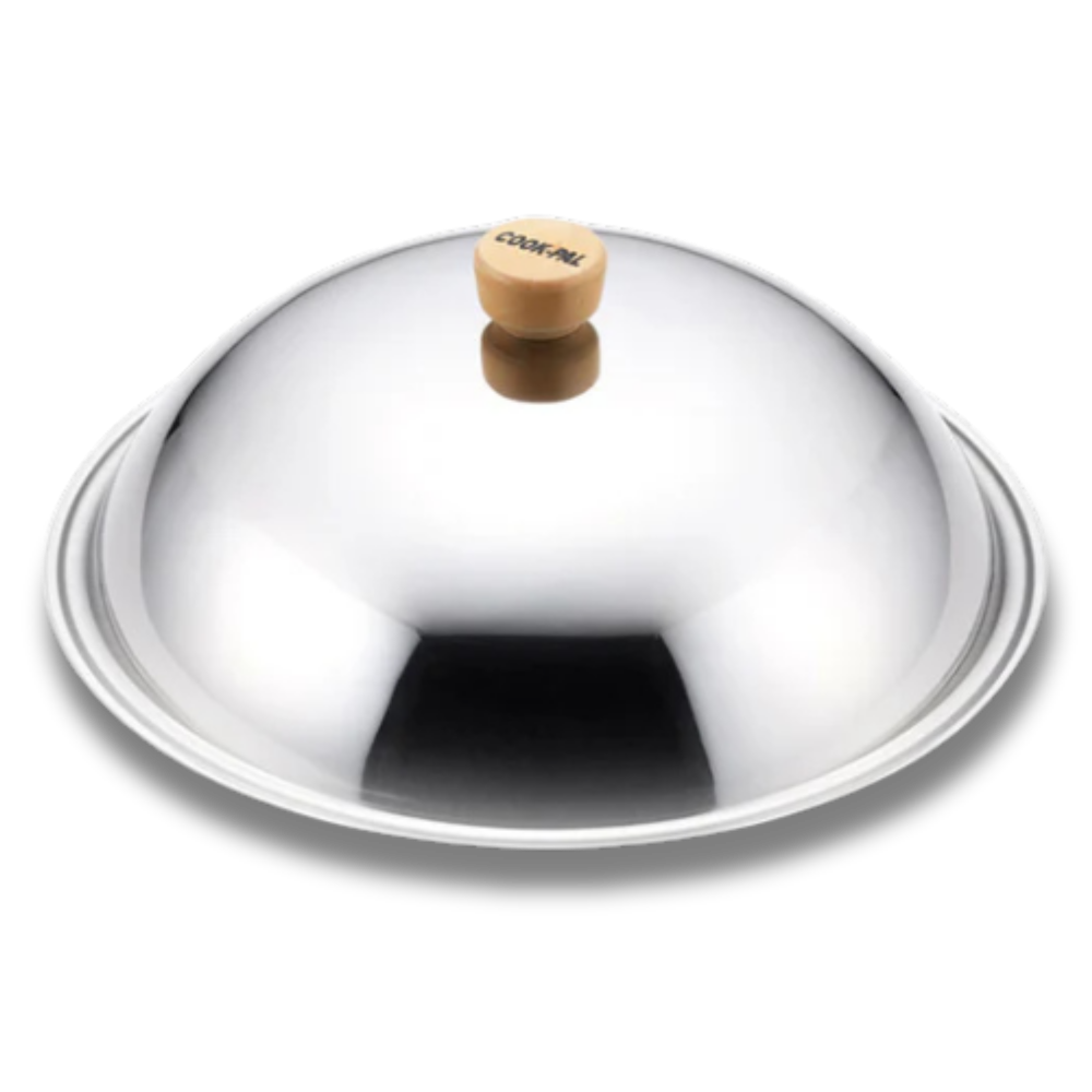 YOSHIKAWA COOK-PAL REN 30CM STAINLESS STEEL LID