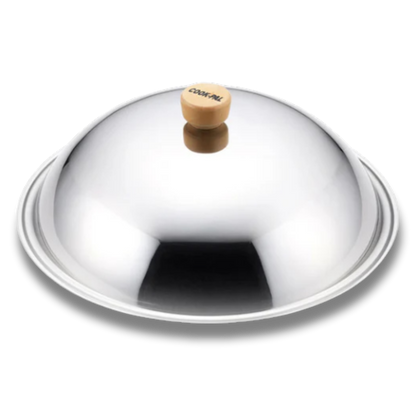 YOSHIKAWA COOK-PAL REN 30CM STAINLESS STEEL LID