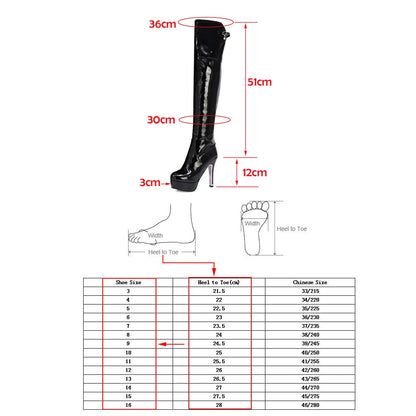 Knee High Platform Boots