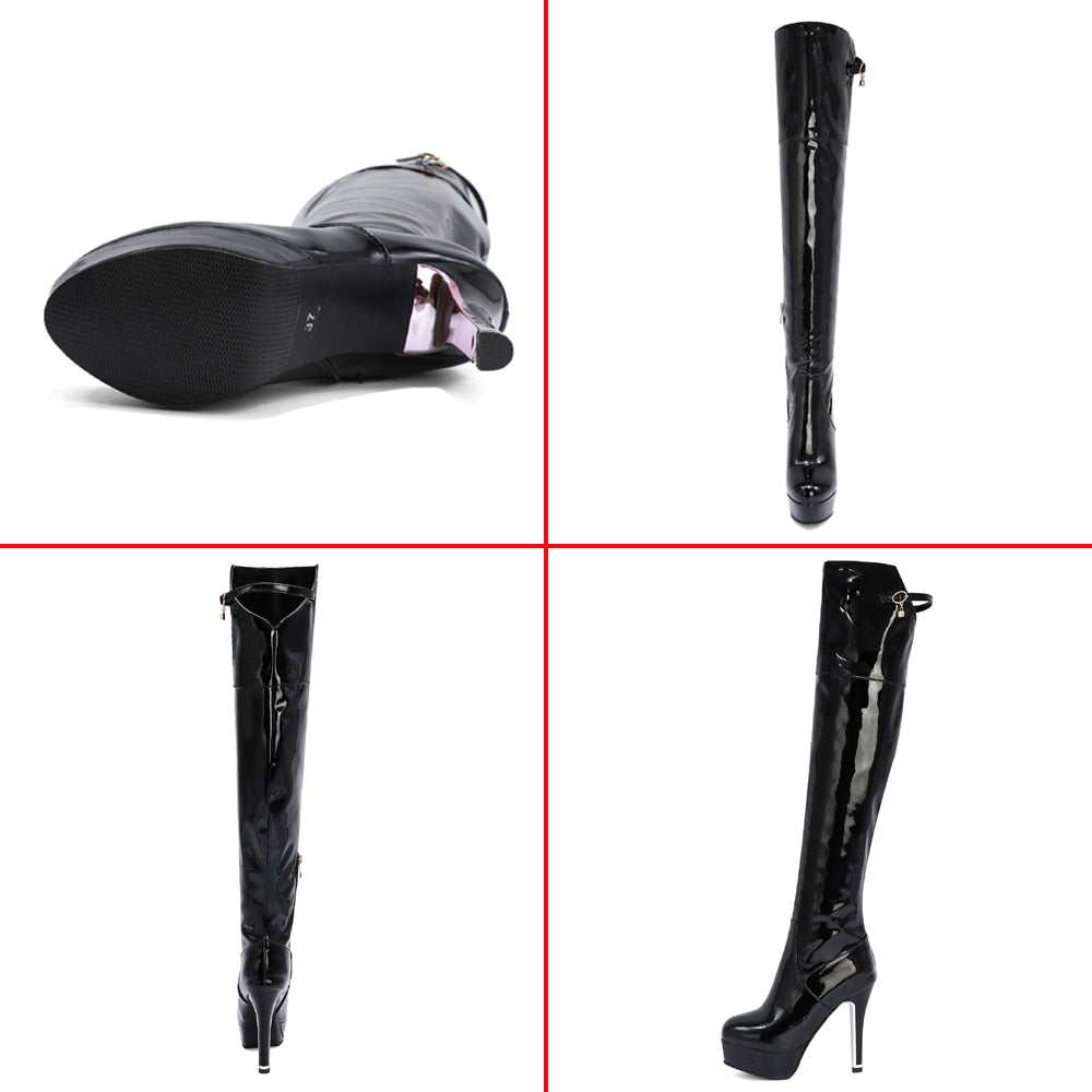 Knee High Platform Boots