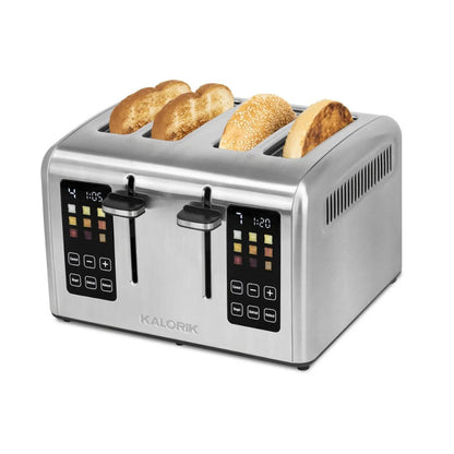 KALORIK TO50913SS 4 Slice Digital Toaster Stainless Steel
