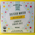 Trader Joe's Seltzer Water Flavoured with Lemon and Ginger Juice, 1.42L