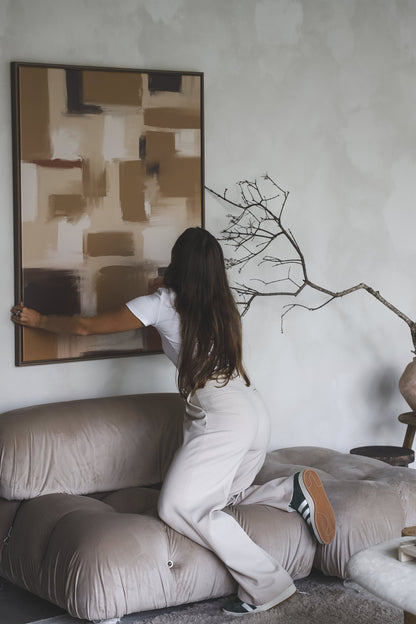 TRAITS, Oeuvre sur toile étirée