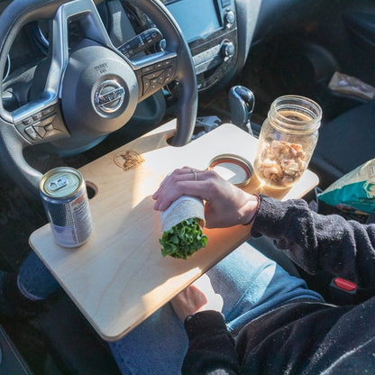 Tablette à volant en bois pour la voiture