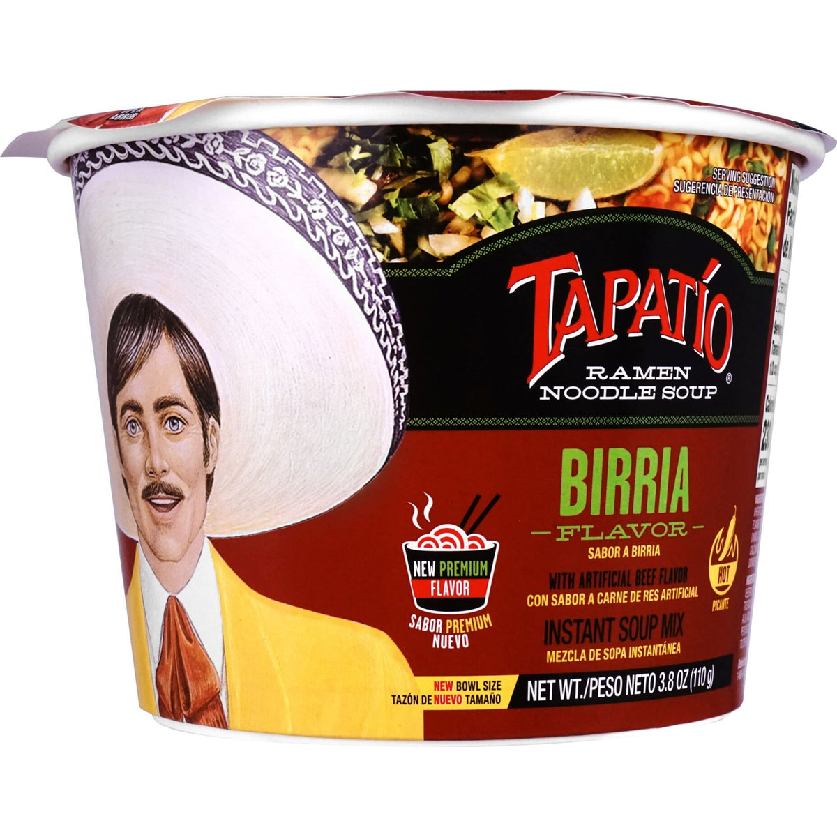 Tapatio Birria Flavour Ramen Bowl, 110g