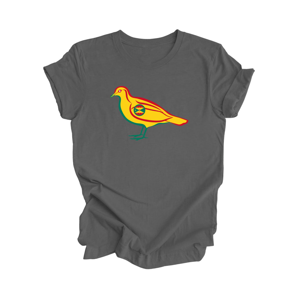 The Dove Grenada - Grenadian Dove Gift T-Shirt, Grenada Present, National Symbol Tee Shirt, Carribean Shirt, 473 Area Code Shirt, Saint George's Shirt, West Indies Tee - Inspired X