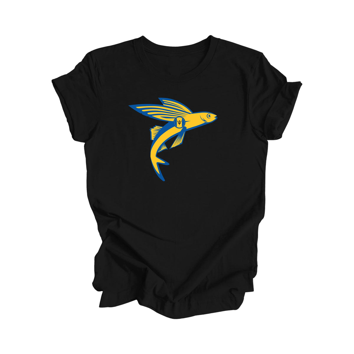 The Flying Fish Barbados - Bajan, Barbadian Gift T-Shirt, Barbados Present, National Symbol Tee Shirt, Carribean Shirt, 246 Area Code Shirt, Bridgetown Shirt, West Indies Tee - Inspired X