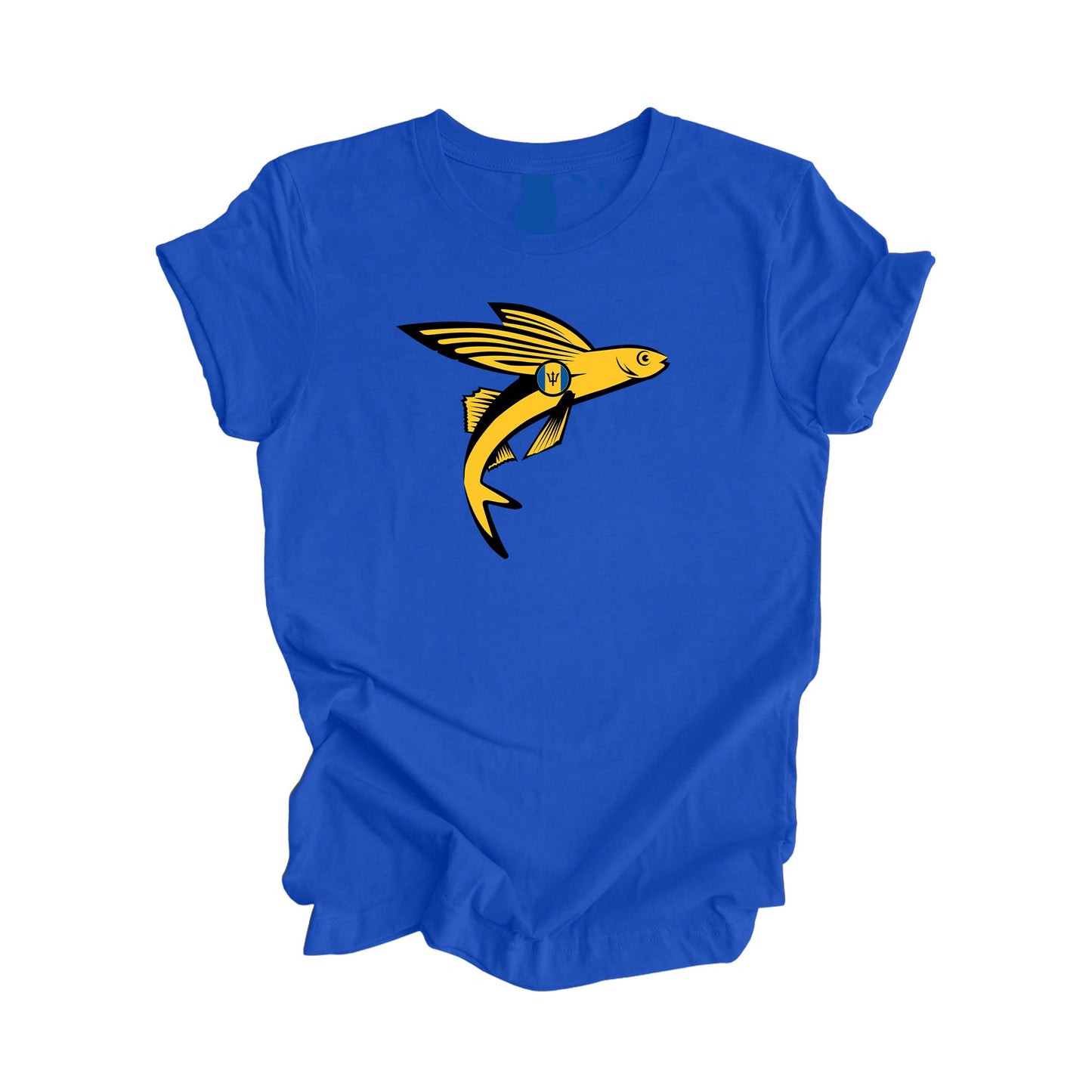 The Flying Fish Barbados - Bajan, Barbadian Gift T-Shirt, Barbados Present, National Symbol Tee Shirt, Carribean Shirt, 246 Area Code Shirt, Bridgetown Shirt, West Indies Tee - Inspired X