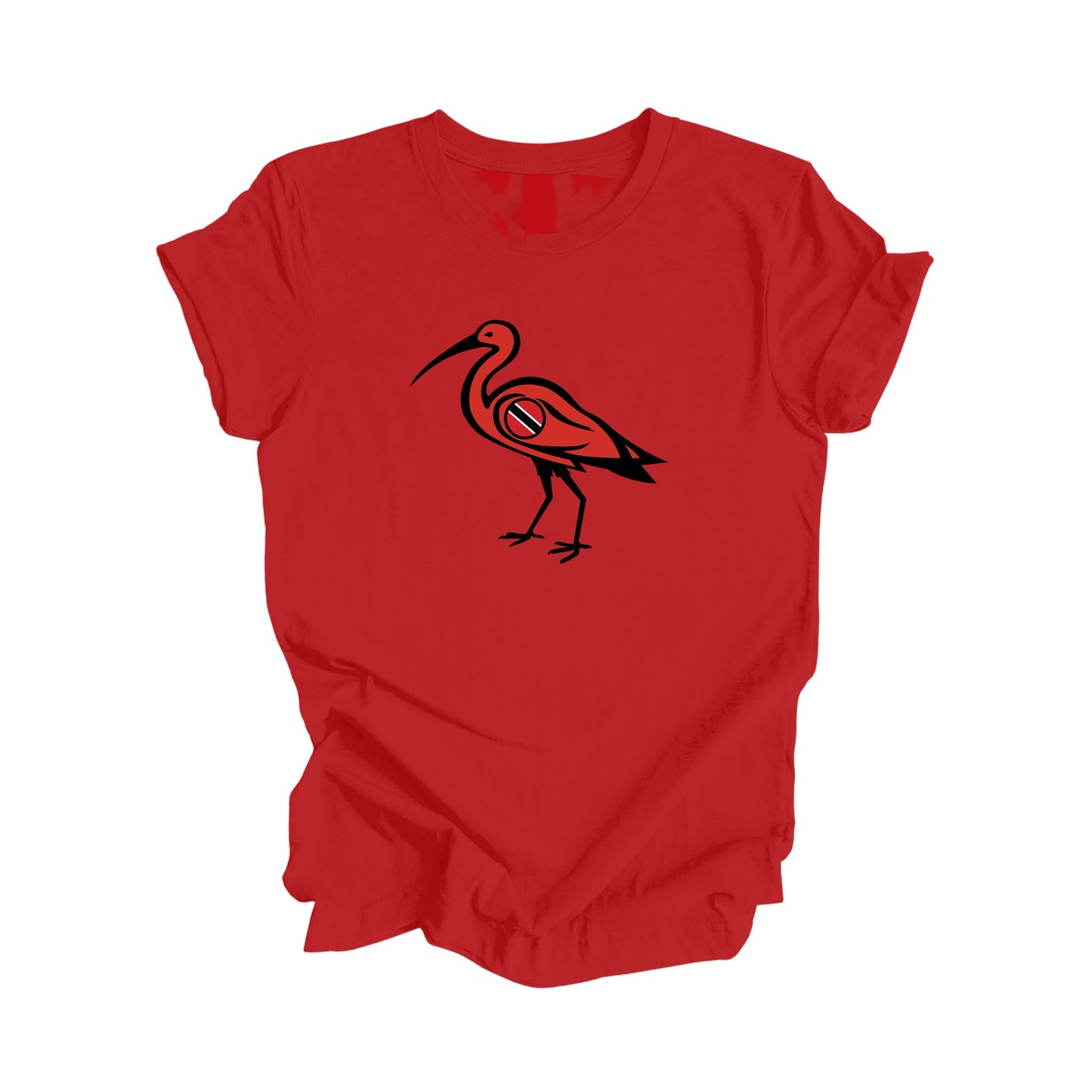 The Scarlet Ibis Trinidad & Tobago - Trini, Trinidadian Gift T-Shirt, Trinidad Present, National Symbol Tee Shirt, Carribean Shirt, 868 Area Code Shirt, Port of Spain Shirt, West Indies Tee - Inspired X