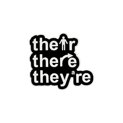 Their There They're | Vinyl Sticker