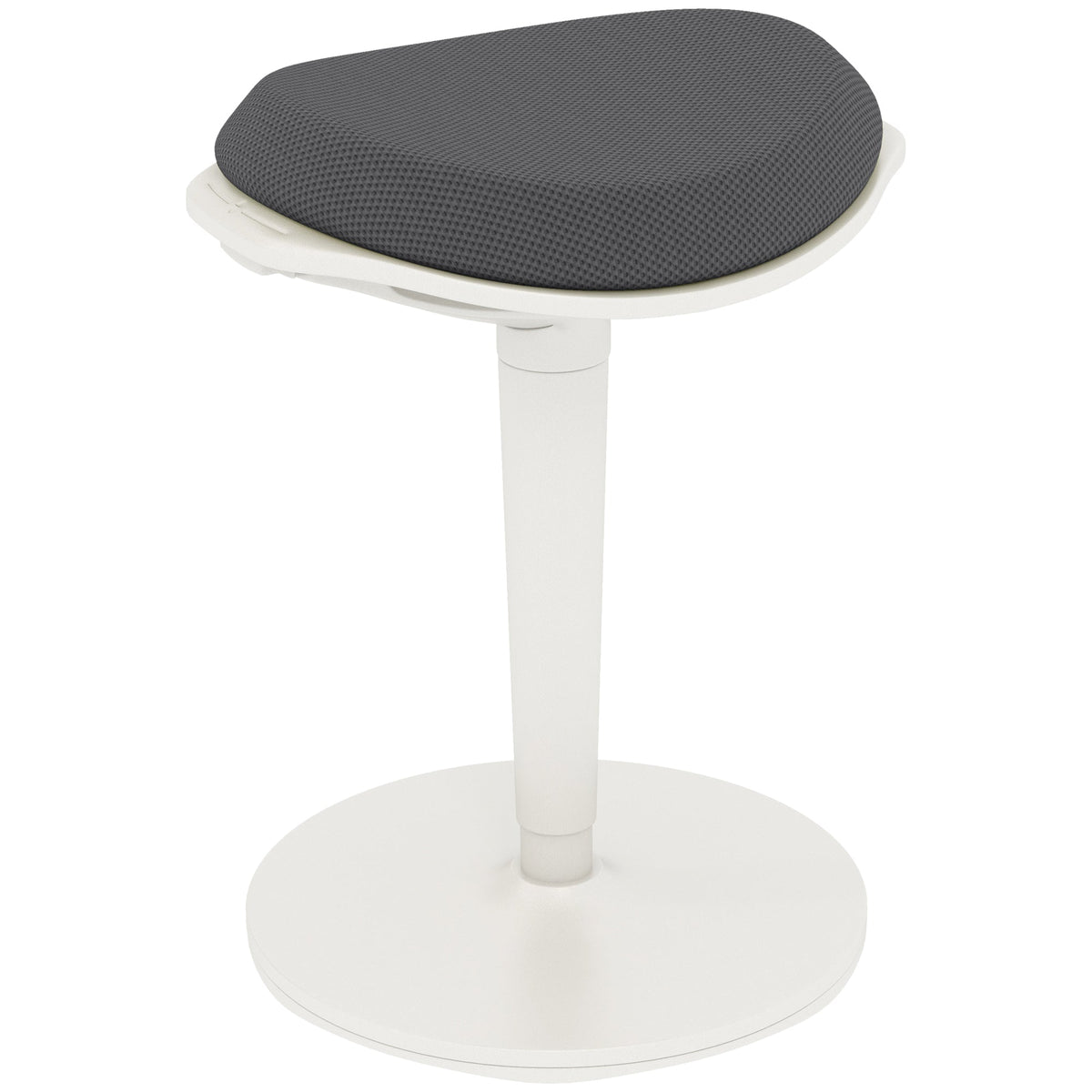 Standing Desk Stool, Ergonomic Wobble Chair, Adjustable Leaning Stool for Office Desks, with Rocking Motion, Black