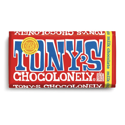 Tony's Chocolonely 32% Milk Chocolate Bar, 180g
