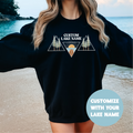 Geometric Lake Personalized Sweatshirt | Summer Apparel | Custom Apparel
