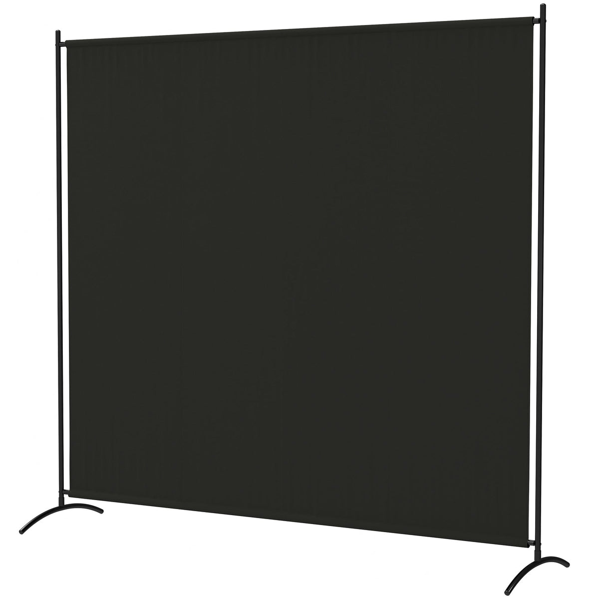 Single Panel Room Divider, UV30+ Privacy Screen, Indoor Outdoor Privacy Panel with Stable Base, Beige