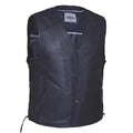 Unik International Men's Laced Side Motorcycle Vest