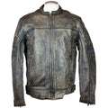 Unik International Men's Reflective Stripe Motorcycle Jacket