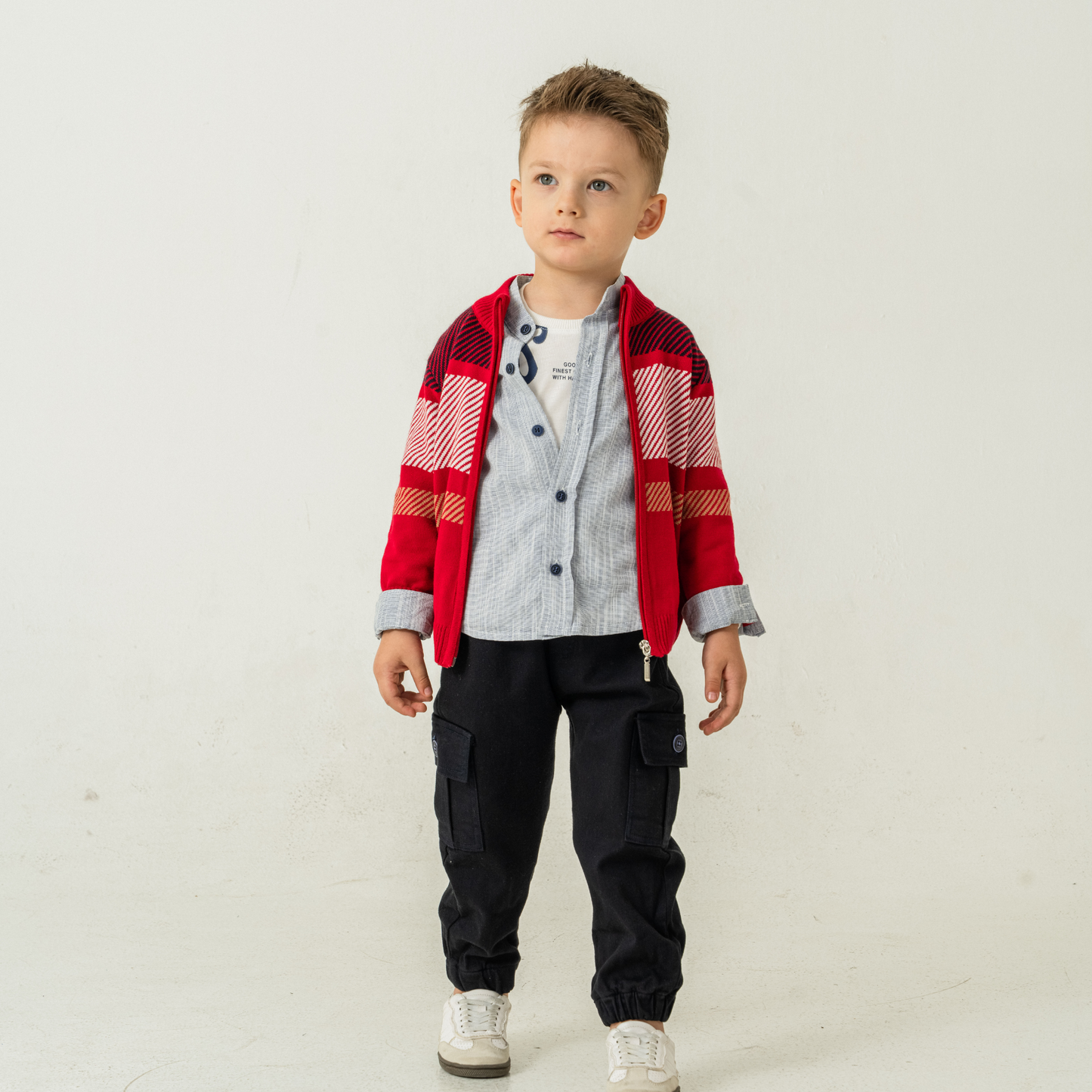 Cargo Style 4PC Sweater Set
