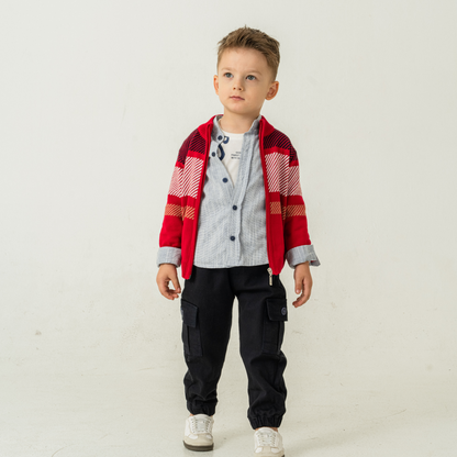 Cargo Style 4PC Sweater Set