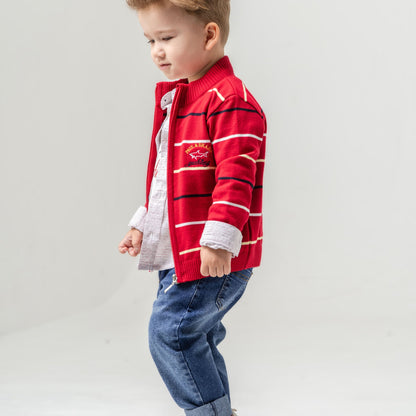 Shark Paul Boys 4PC Sweater Set