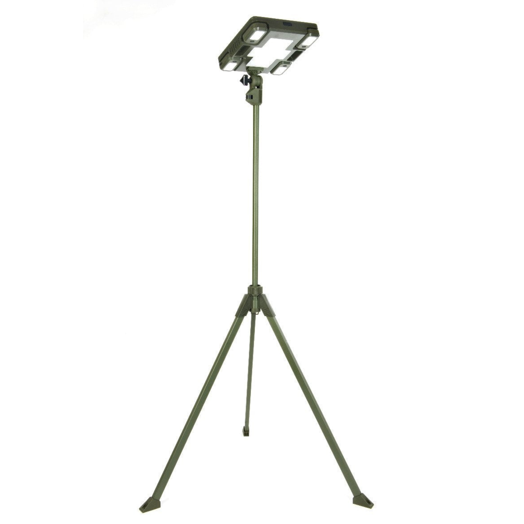 TRU De-LIGHT WHITENIGHT Multipurpose LED Solar / AC / DC - Garden, Camping Main Light + 4 Independent Detachable Multi Mode Side Lights / Tripod + Carrying Bag