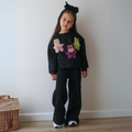 La-Bu-Bu Colorful Patch Girls Casual Set
