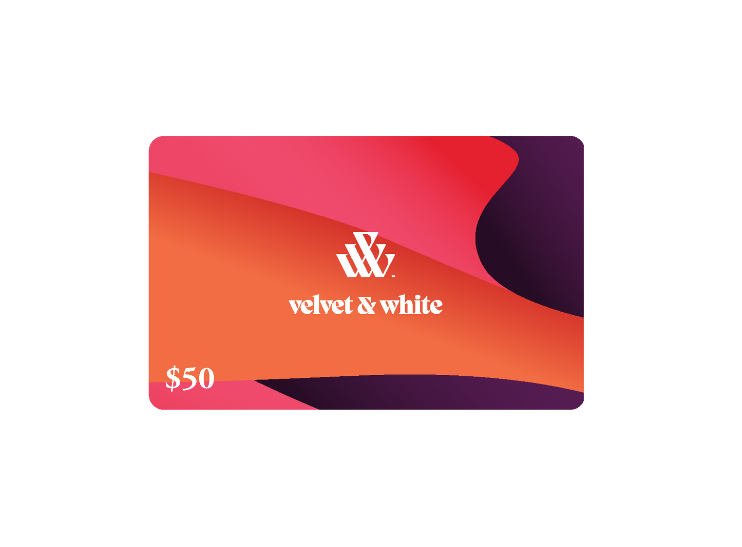 Velvet & White Gift Card