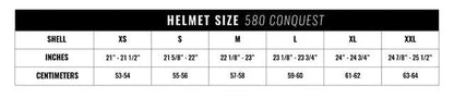 VOSS 580 Conquest Modular Two Tone El Diablo Helmet