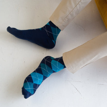 Blue Argyle