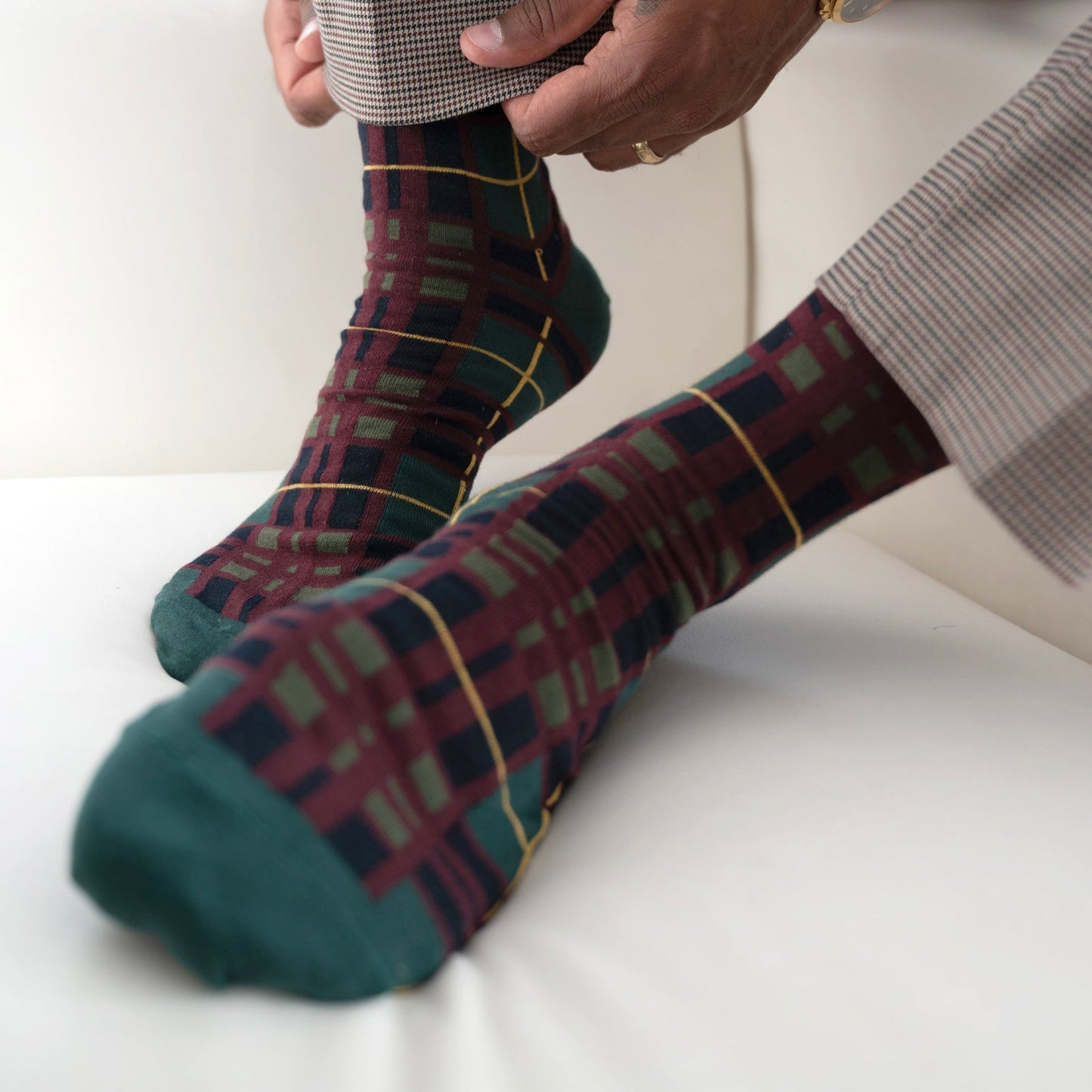 Scottish Green Checkers