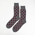 Maroon Polka Dots