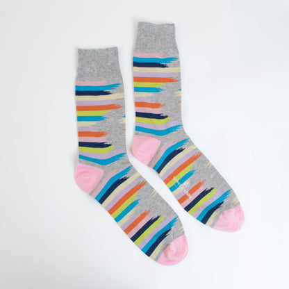 Grey Grunge Stripes