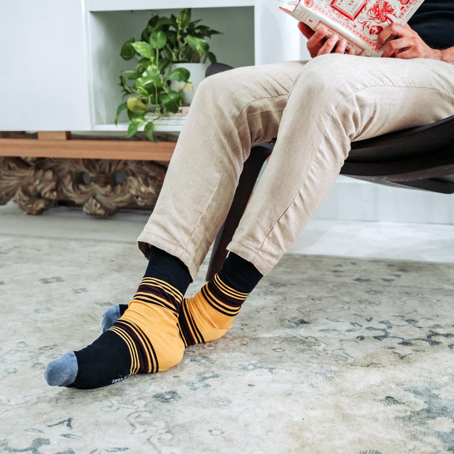 Blue Gold Stripes