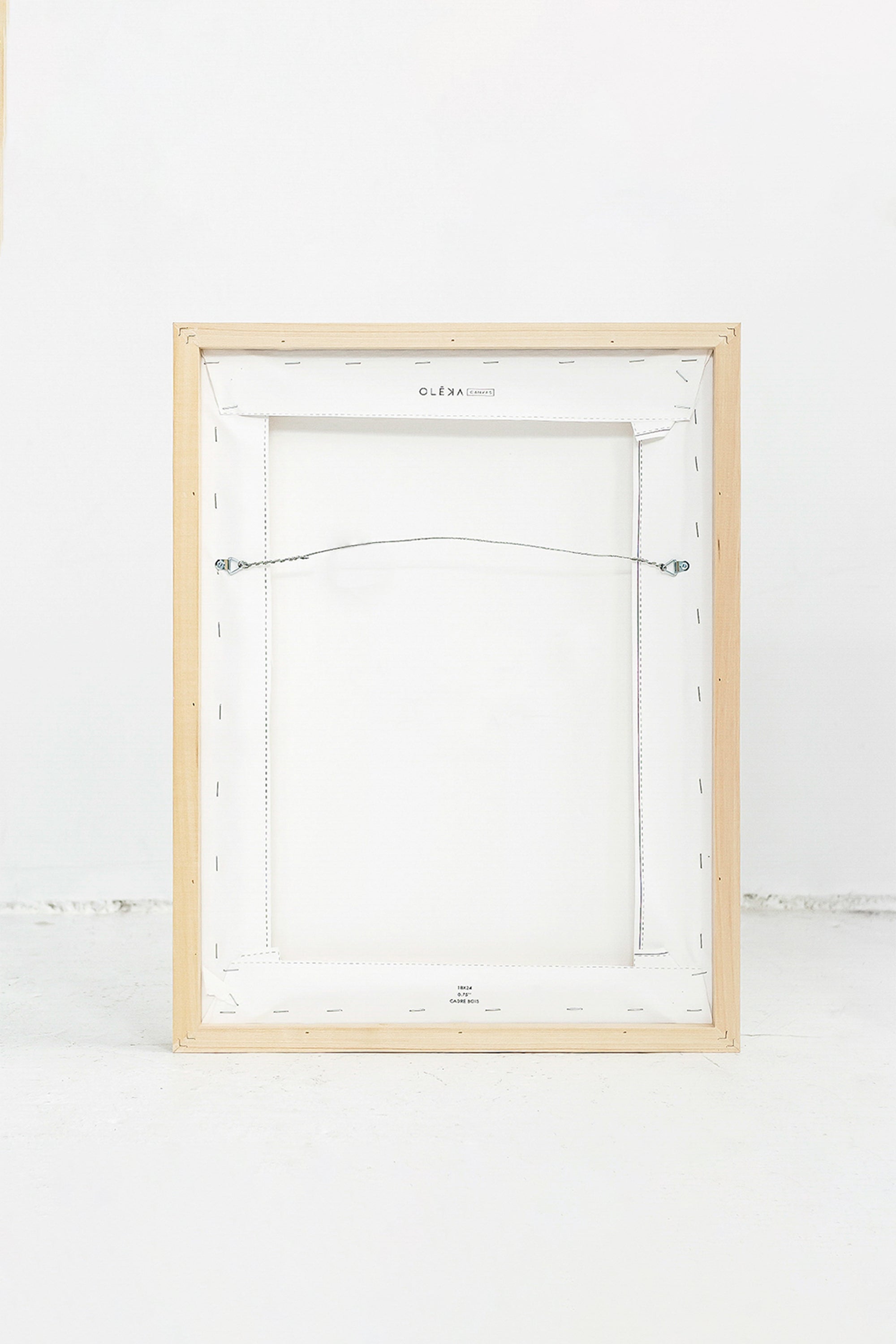 RENARD, Oeuvre sur toile étirée