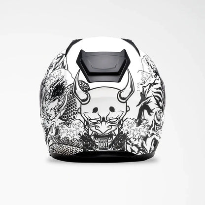 Voss 989 Moto-V Rei Motorcycle Helmet