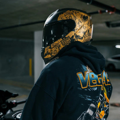 Voss 989 Moto-V Rei Motorcycle Helmet