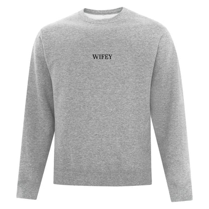 Crewneck "WIFEY" brodé