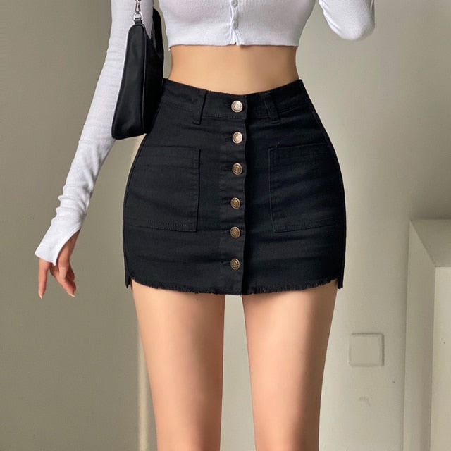 Button Down Skirt
