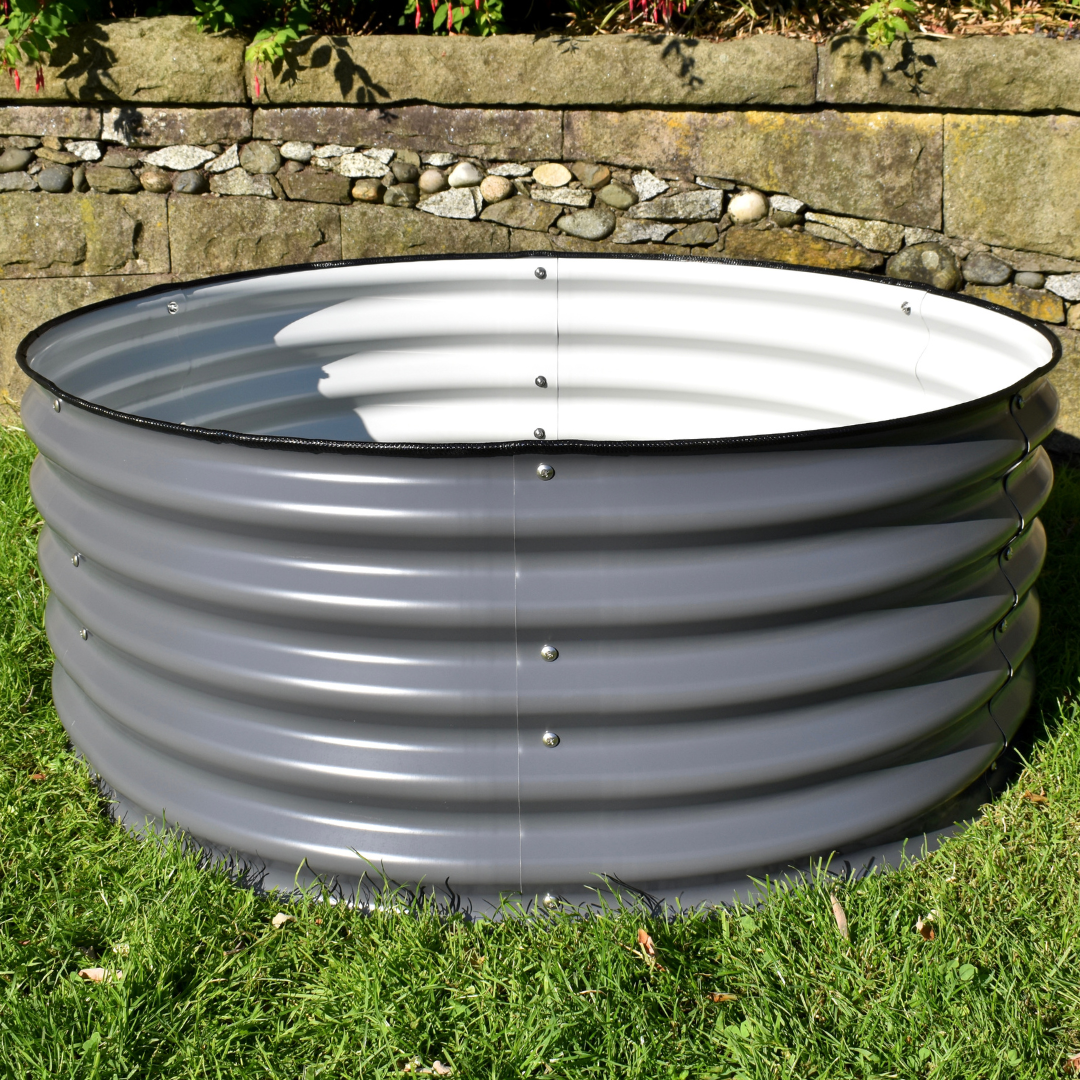 17" Tall Round Garden Bed Kit