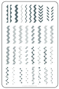 Clear Jelly Stamper - Chantel's Chevrons