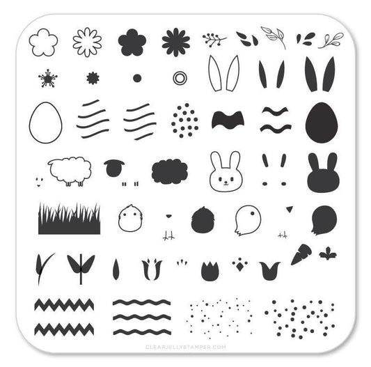 Clear Jelly Stamper - Easter 2