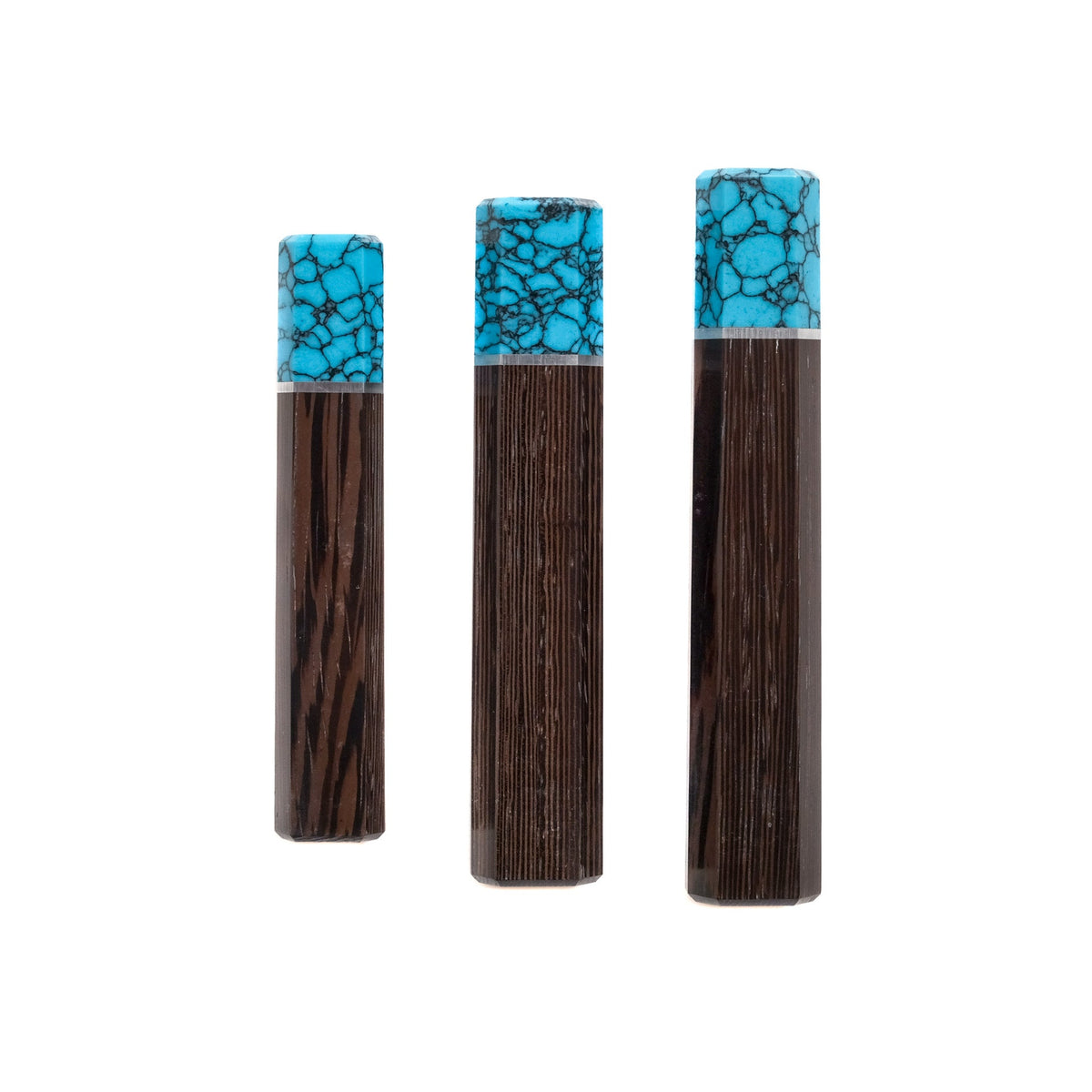 Wenge & Turquoise Wa Handle