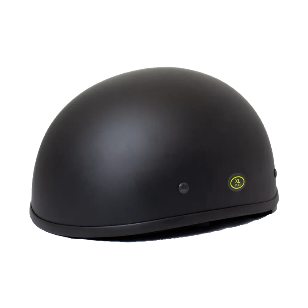 West Coast Leather Beanie Motorcycle Half Helmet