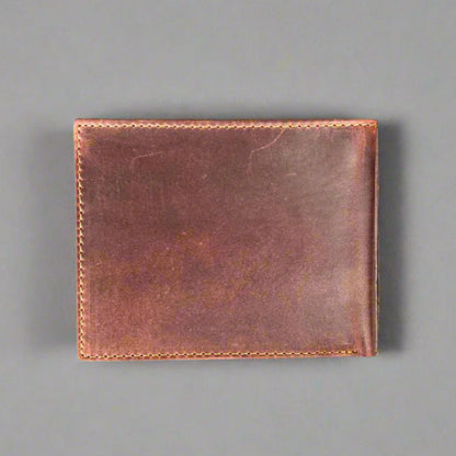 Men’s Slim Bifold Cow Leather Wallet