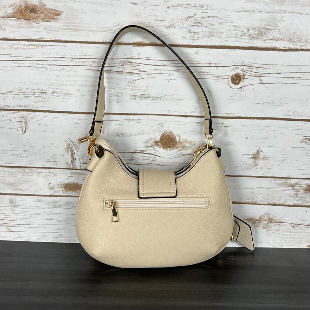 Temptation Italy Faux Leather Small Shoulder Bag with Dragonfly and Flowers
